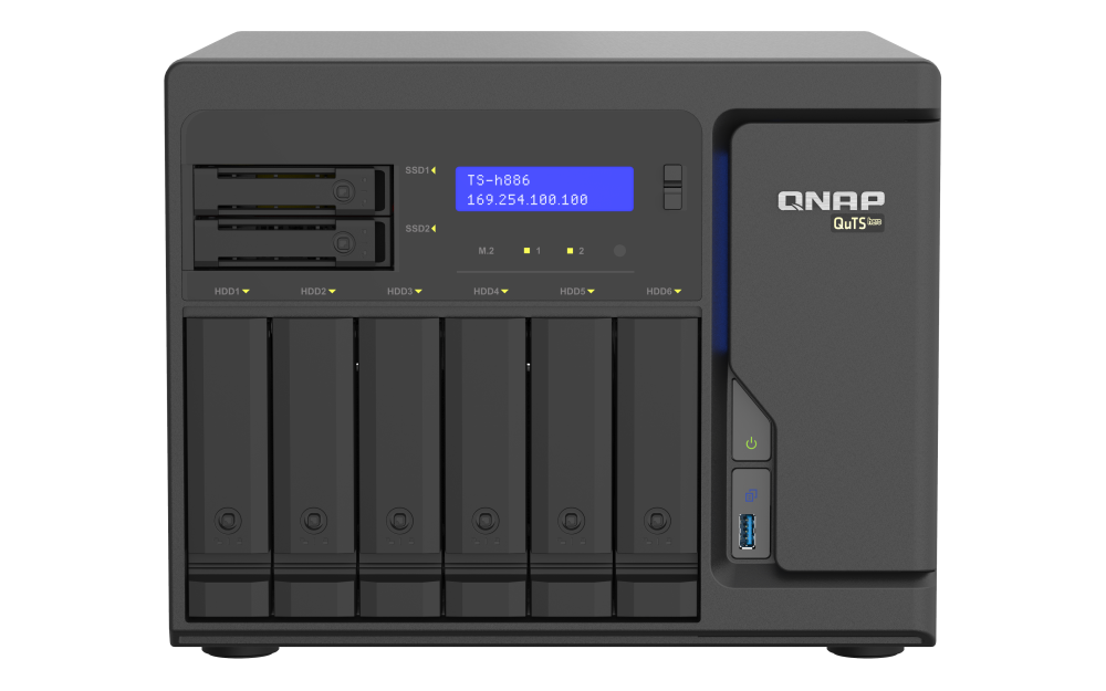 Thiết bị lưu trữ NAS QNAP TS-h886-D1602-8G
