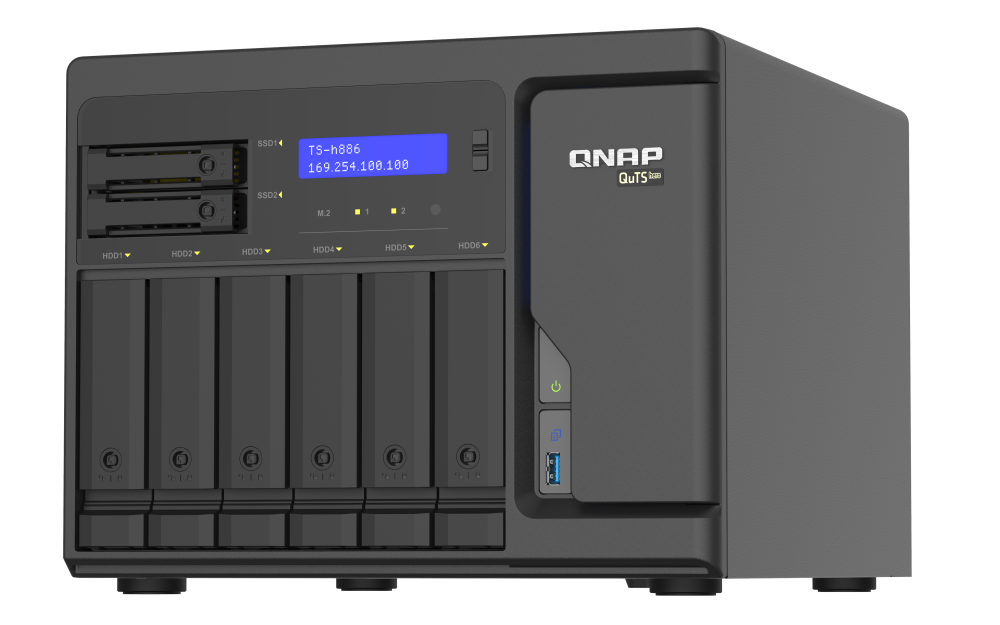 Thiết bị lưu trữ NAS QNAP TS-h886-D1602-8G-1