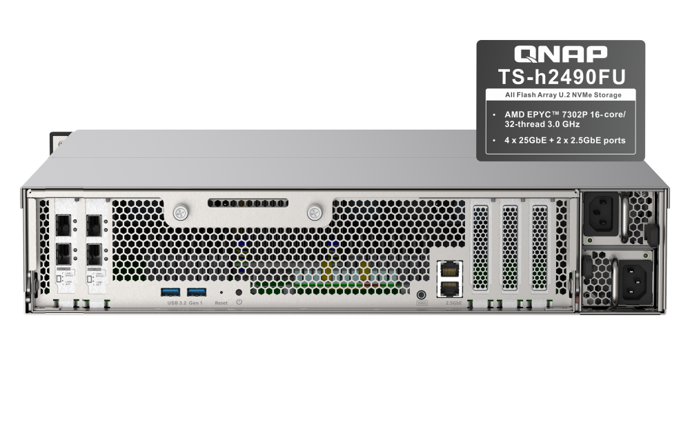 Thiết bị lưu trữ NAS QNAP TS-h2490FU-7232P-64G