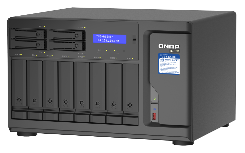 Thiết bị lưu trữ NAS QNAP TVS-h1288X-W1250-16G