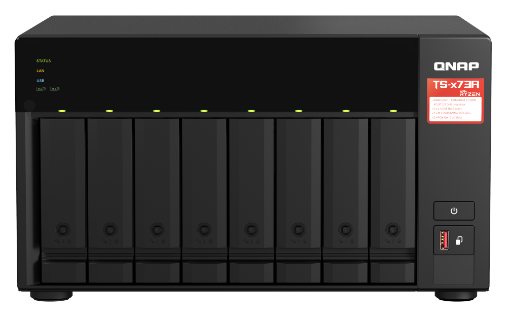 Thiết bị lưu trữ NAS QNAP TS-873A-8G-1
