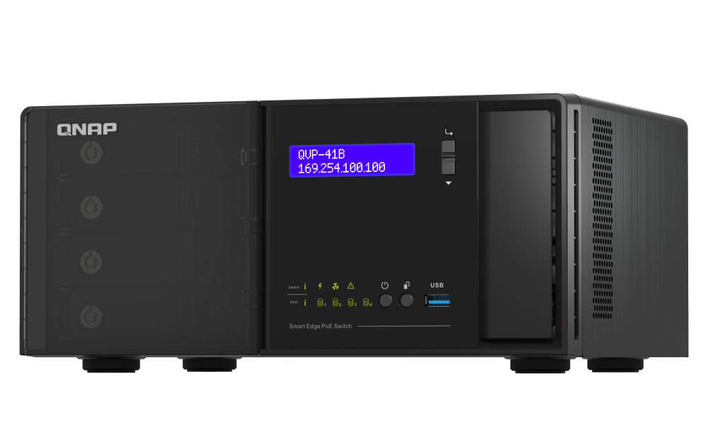 Thiết bị lưu trữ NAS QNAP QVP-41B-1