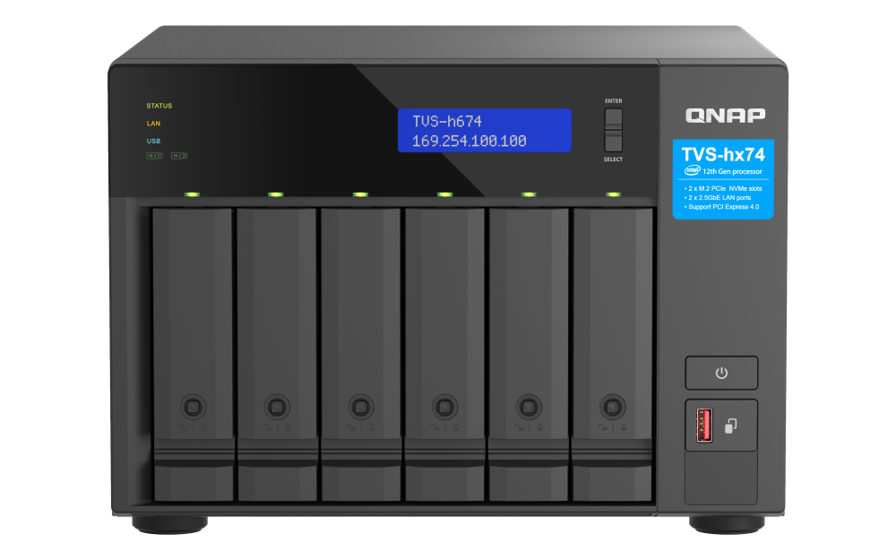 Thiết bị lưu trữ NAS QNAP TVS-h674-i5-32G