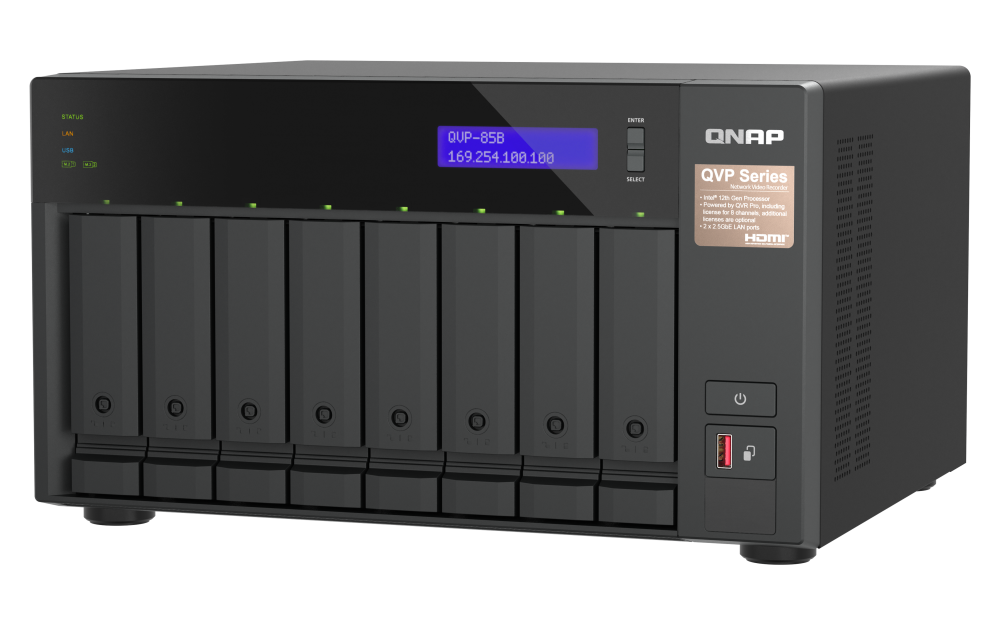 Thiết bị lưu trữ NAS QNAP QVP-85B
