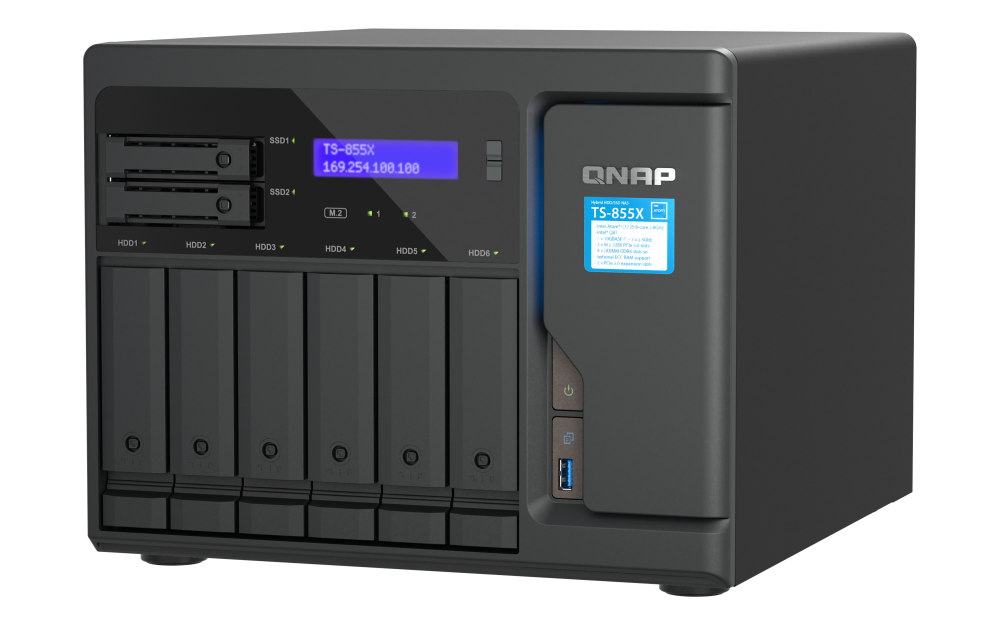 Thiết bị lưu trữ NAS QNAP TS-855X-8G