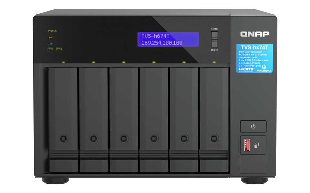 Thiết bị lưu trữ NAS QNAP TVS-h874T-i7-32G