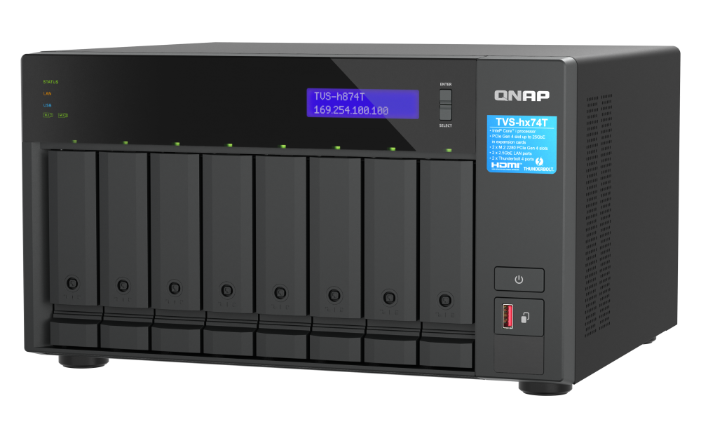 Thiết bị lưu trữ NAS QNAP TVS-h874T-i9-64G