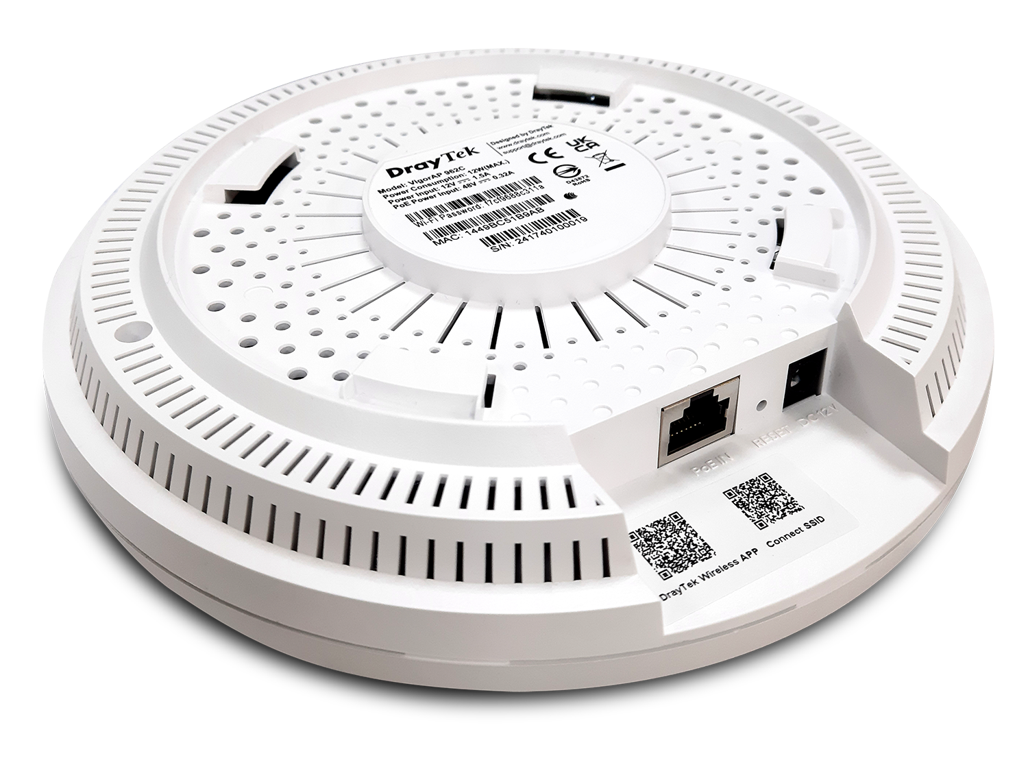 Thiết bị phát sóng wifi Draytek VigorAP962C (WiFi 6 AX3000, Mesh WiFi, LAN PoE+ 2.5Gbps)-5