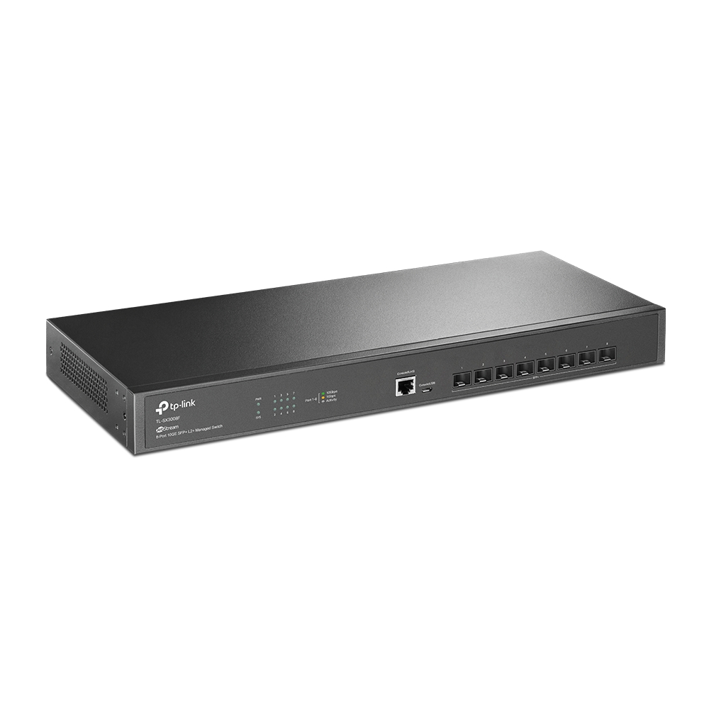 Thiết bị chuyển mạch TP-Link TL-SX3008F (Switch Quản Lý JetStream L2+ 8 Cổng 10GE SFP+)