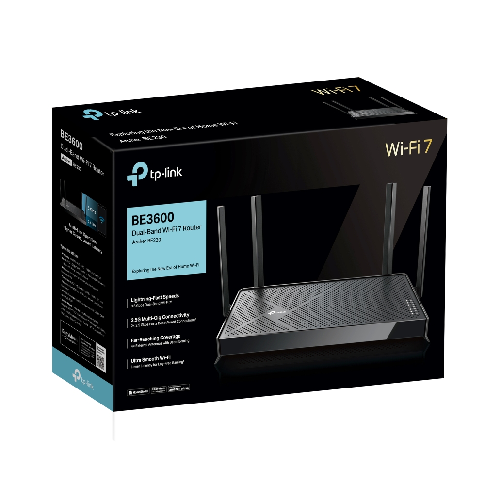 Thiết bị định tuyến Router Wifi Archer BE230 (Router Wi-Fi 7 Băng Tần Kép BE3600)-11