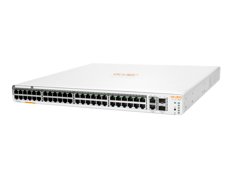 Thiết bị chuyển mạch  Switch Aruba Instant On 1960 48G 40p Class4 8p Class6 PoE 2XGT 2SFP+ 600W (JL809A)-2