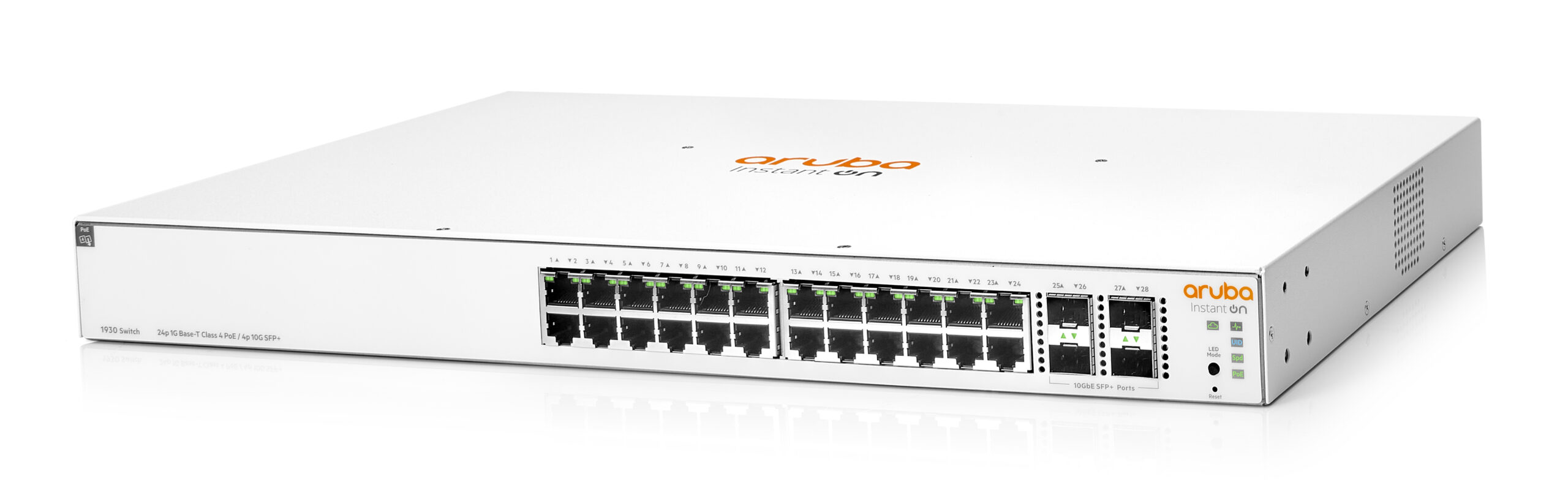 Thiết bị chuyển mạch  Switch Aruba Instant On 1930 24G Class 4 PoE 4SFP/SFP+ 195W (JL683A)-4