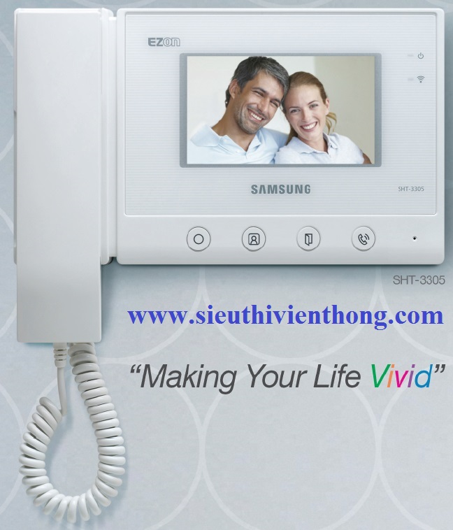 Màn hình màu chuông cửa SAMSUNG SHT-3305WM/EN-1