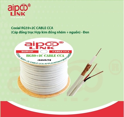 Cáp đồng trục RG59+2C CCA Aipoo Link-1