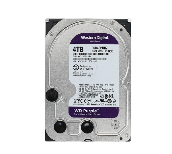 Ổ cứng chuyên dụng 4TB WESTERN PURPLE WD42PURU-1