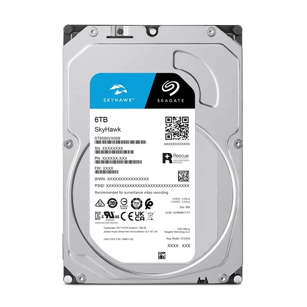 Ổ cứng chuyên dụng 6TB SEAGATE SKYHAWK ST6000VX009-1