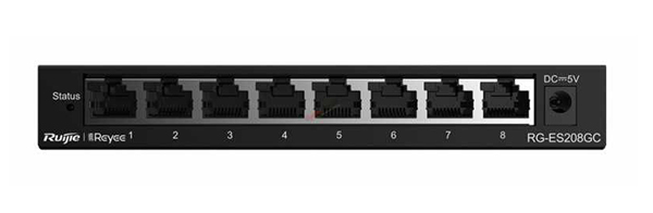 8-port 10/100/1000Base-T Switch RUIJIE RG-ES208GC-1