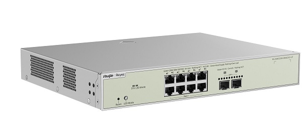 8-Port Gigabit PoE + 2-Port SFP+ Switch RUIJIE RG-NBS5300-8MG2XS-UP-1
