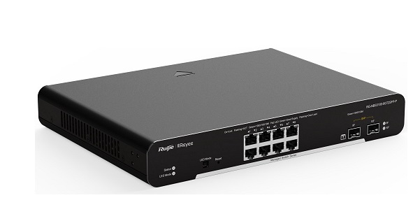 10-Port Gigabit Layer 2 Cloud Managed PoE Switch RUIJIE RG-NBS3100-8GT2SFP-P-V2-1