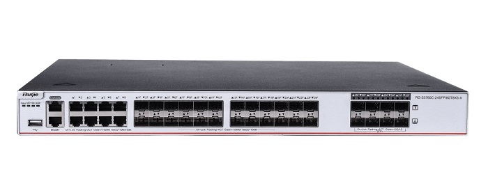 24-Port Gigabit SFP Switch RUIJIE RG-S5760C-24SFP/8GT8XS-X-1