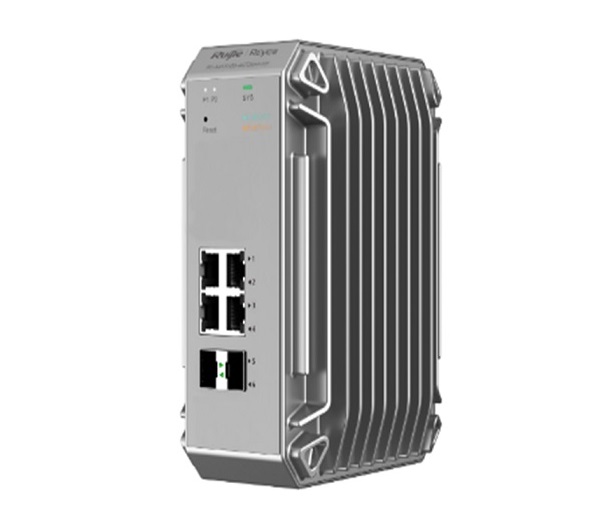 4-Port Gigabit Managed Industrial-Grade Switch RUIJIE RG-NIS3100-2GT2SFP-HP-1