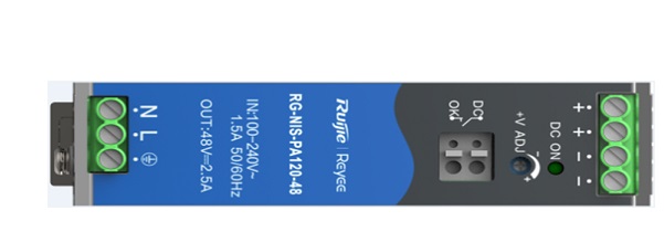 AC/DC 120W DIN-Rail Power Supply RUIJIE RG-NIS-PA120-48-1