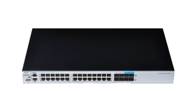 28-port GE RJ45+4-port 10GE SFP+ Switch Ruijie RG-S5750C-28GT4XS-H-1