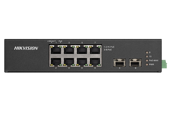 8-Port Gigabit Unmanaged Hi-PoE Switch HIKVISION DS-3T0510HP-E/HS-1