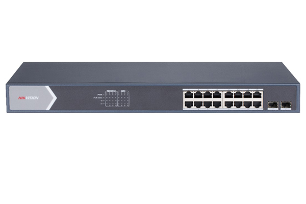 16-Port Gigabit Smart POE Switch HIKVISION DS-3E1518P-SI-1