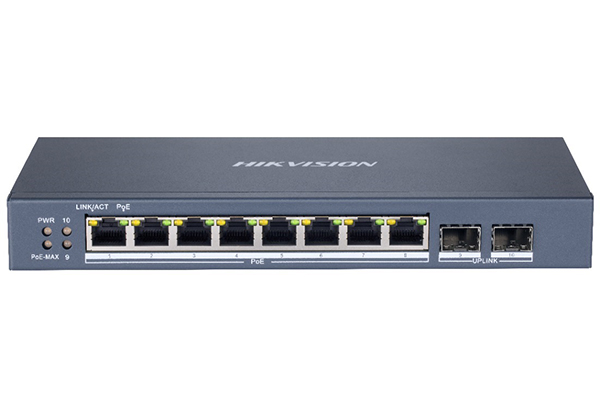 8-Port Gigabit Smart PoE Switch HIKVISION DS-3E1510P-SI-1