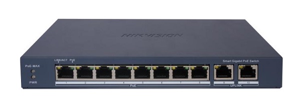8 Port Gigabit Smart PoE Switch HIKVISION DS-3E1510P-EI-1