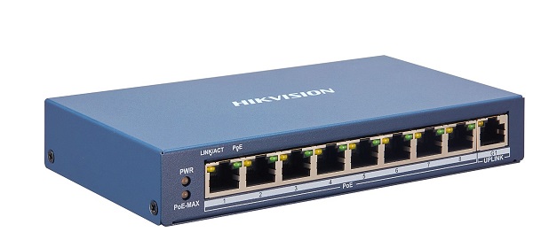 8-Port 100Mbps Fast Ethernet Smart PoE Switch HIKVISION DS-3E1309P-EI-1
