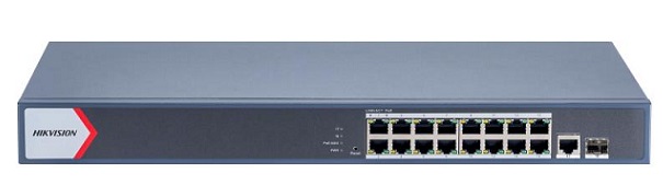 16 Port Gigabit Smart PoE Switch HIKVISION DS-3E1518P-EI-1