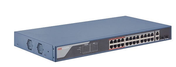 24-Port 100Mbps Fast Ethernet Smart PoE Switch HIKVISION DS-3E1326P-EI-1