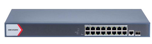 16-Port Gigabit Smart PoE Switch HIKVISION DS-3E1518P-EI/M-1