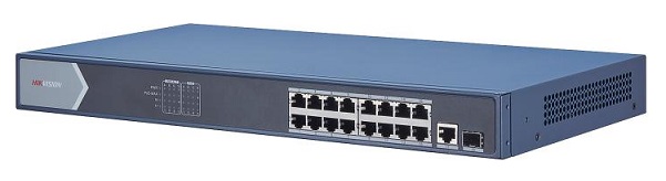 16-Port Gigabit Unmanaged PoE Switch HIKVISION DS-3E0518P-E-1