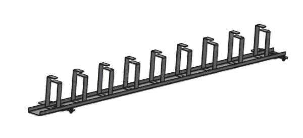 Thanh quản lý cáp dọc 48U LEGRAND CVMA3-48-B-1