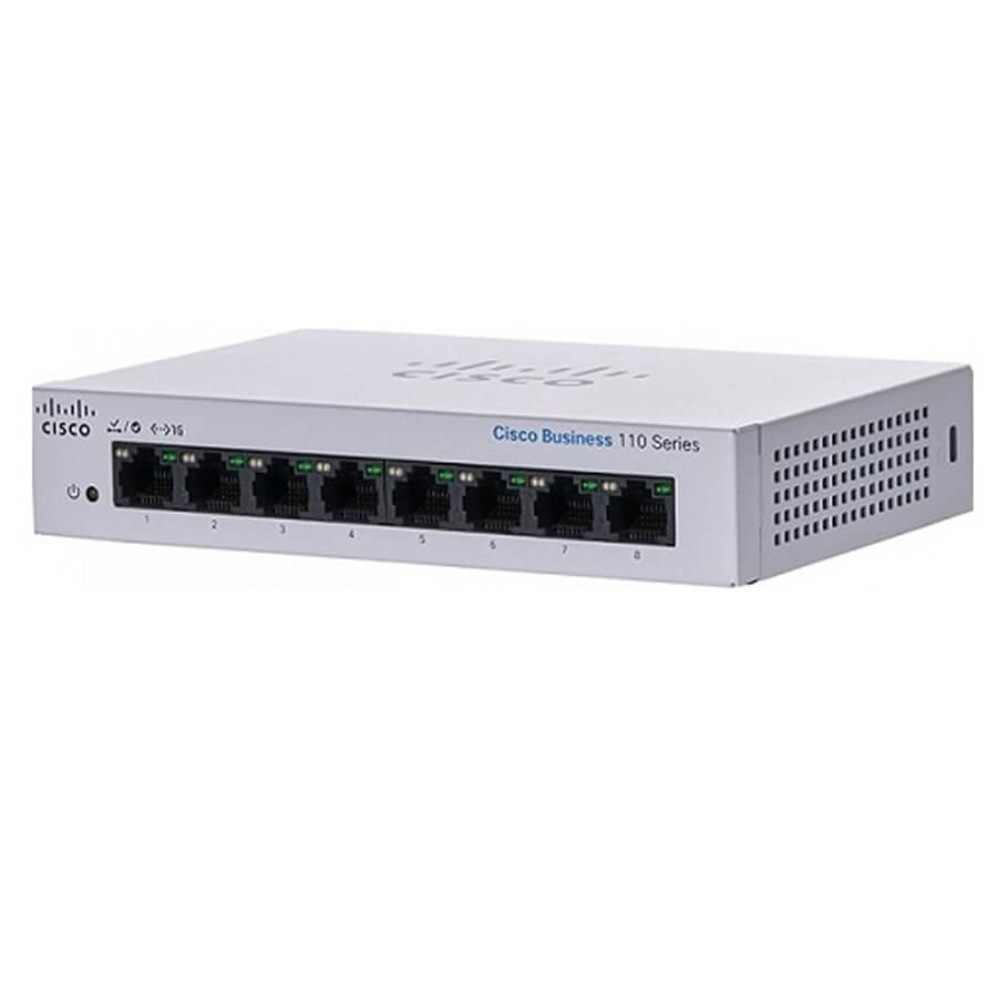 8-port GE Unmanaged Switch CISCO CBS110-8T-D-EU-1