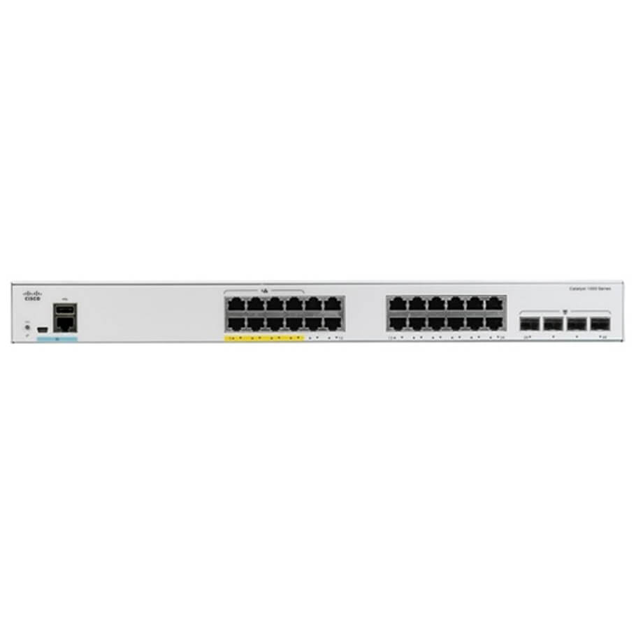 24-port GE Switch Cisco C1000-24T-4G-L-1