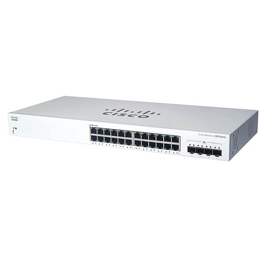 24-port GE + 4x10G SFP+ Switch CISCO CBS220-24T-4X-1
