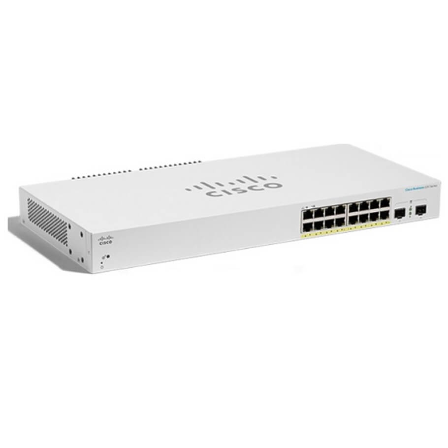 16-Port Gigabit Smart Switch CISCO CBS220-16T-2G-EU-1