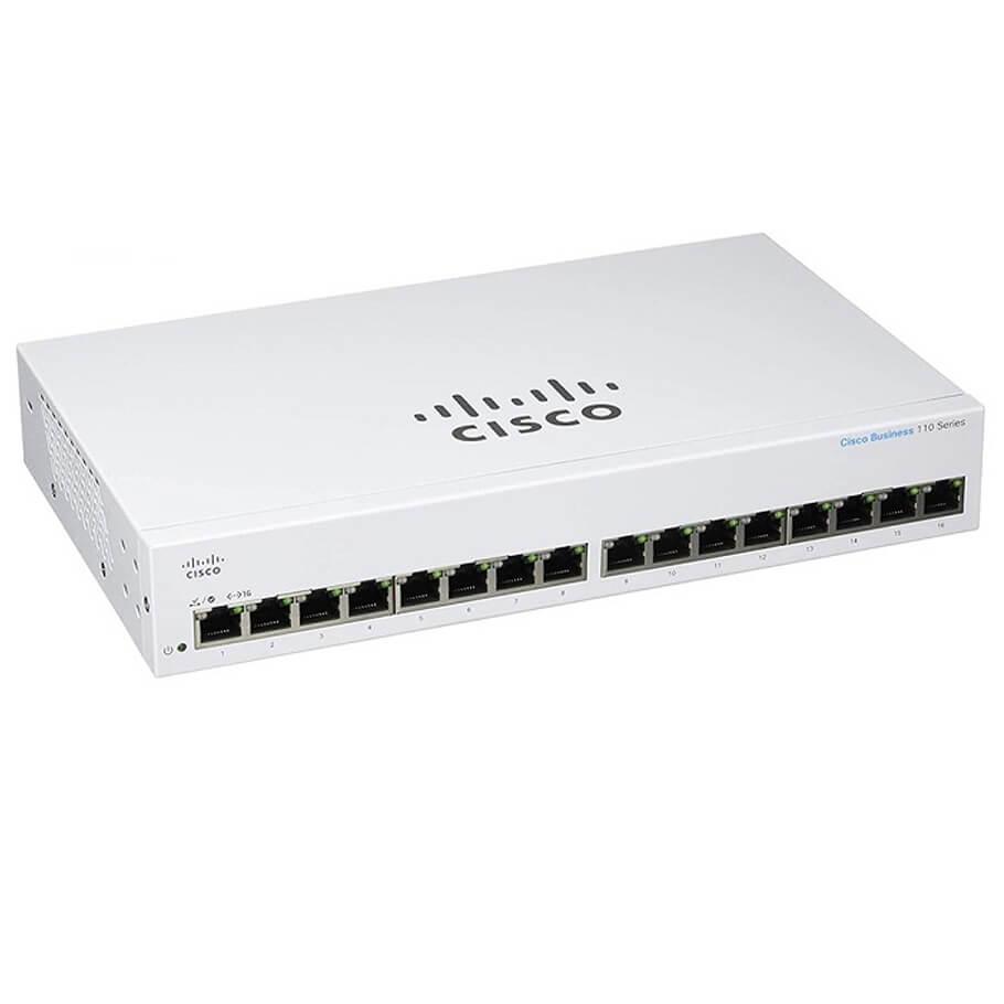 16-Port GE Unmanaged Switch CISCO CBS110-16T-EU-1