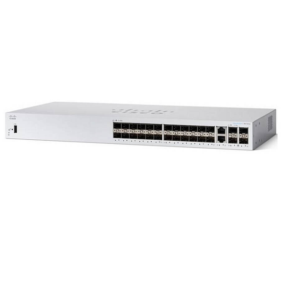 24-Port GE SFP Managed Switch CISCO CBS350-24S-4G-EU-1