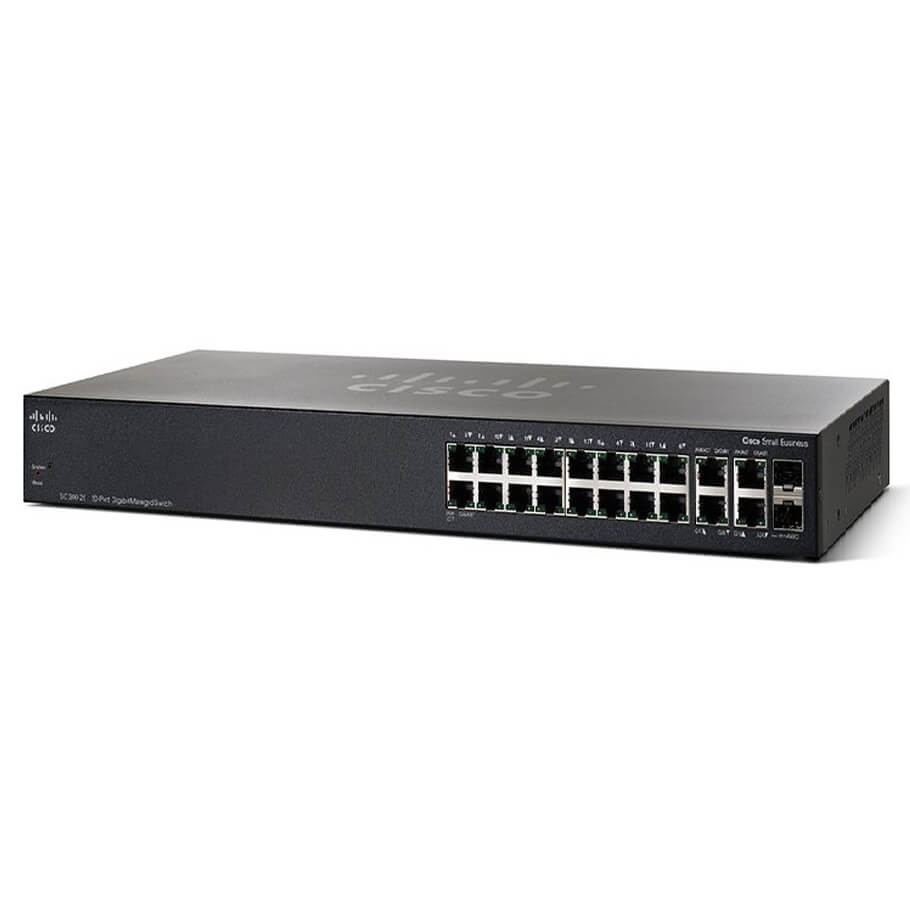 16-Port Gigabit Managed Switch CISCO SG350-20-K9-EU-1