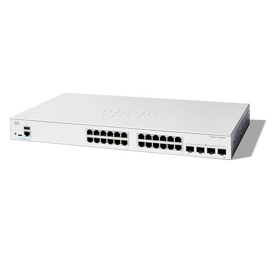 24-Port GE + 4-Port 1G SFP Switch CISCO C1300-24T-4G-1