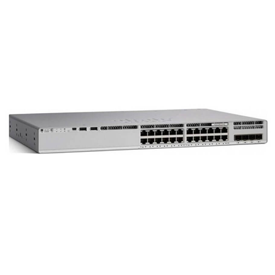 24-port Gigabit Switch Cisco C9300L-24T-4X-E-1