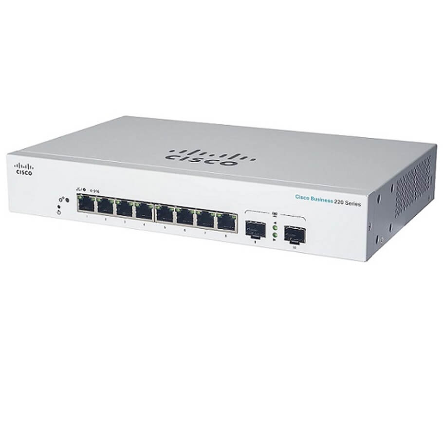 8-Port Gigabit Smart Switch CISCO CBS220-8T-E-2G-1