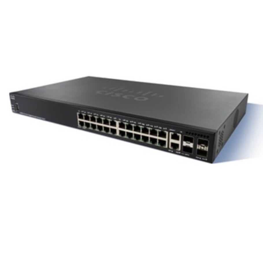 24-Port GE Stackable Managed Switch CISCO SG350X-24-K9-1