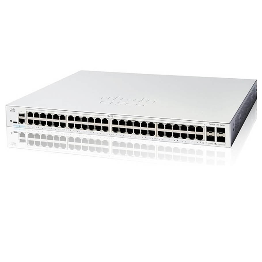 48-Port GE + 4-Port 10G SFP+ Switch CISCO C1200-48T-4X-1