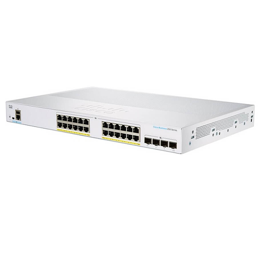 24-Port GE PoE Switch CISCO CBS250-24FP-4G-EU-1